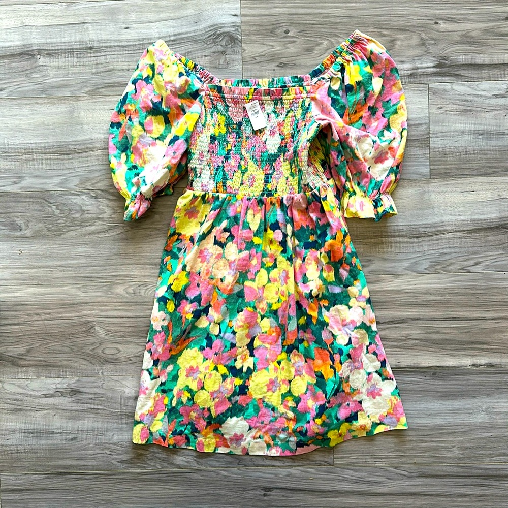 GAP Floral Off-Shoulder Dress - Multicolor